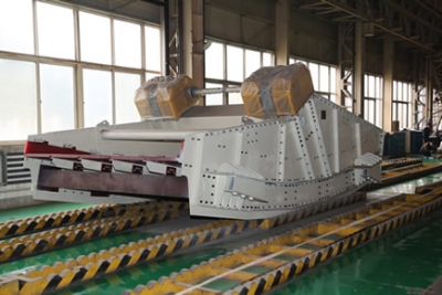 平陽(yáng)重工與西船研究院聯(lián)合制造的香蕉篩研制成功