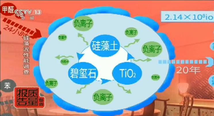 中央電視臺每周質(zhì)量報告：硅藻泥性能調查