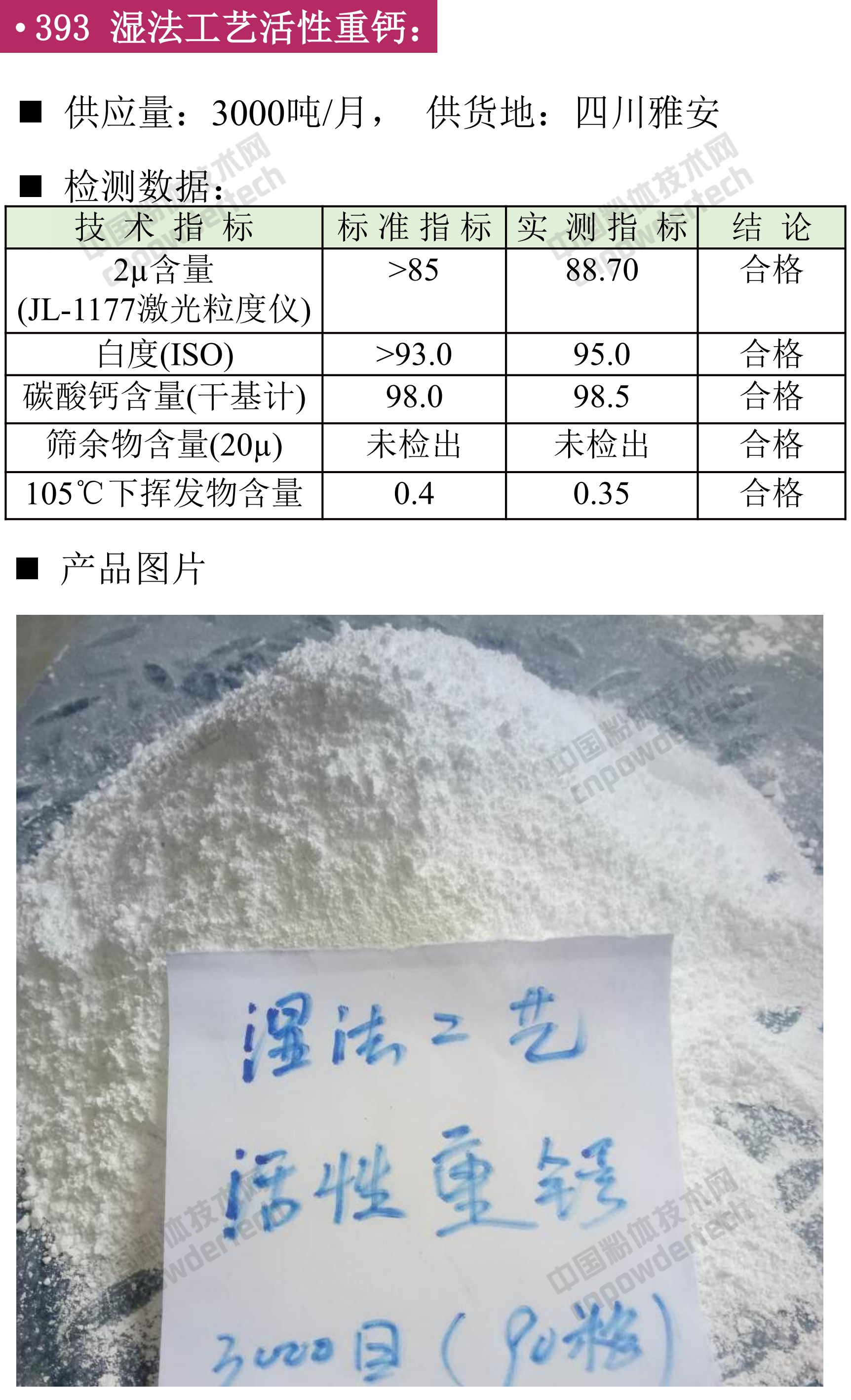 第42期最新方解石、重鈣、輕鈣、納米鈣、活性鈣供應匯！