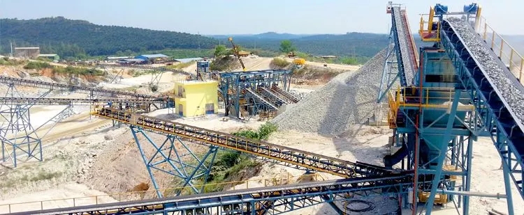 砂石 礦山 綠色