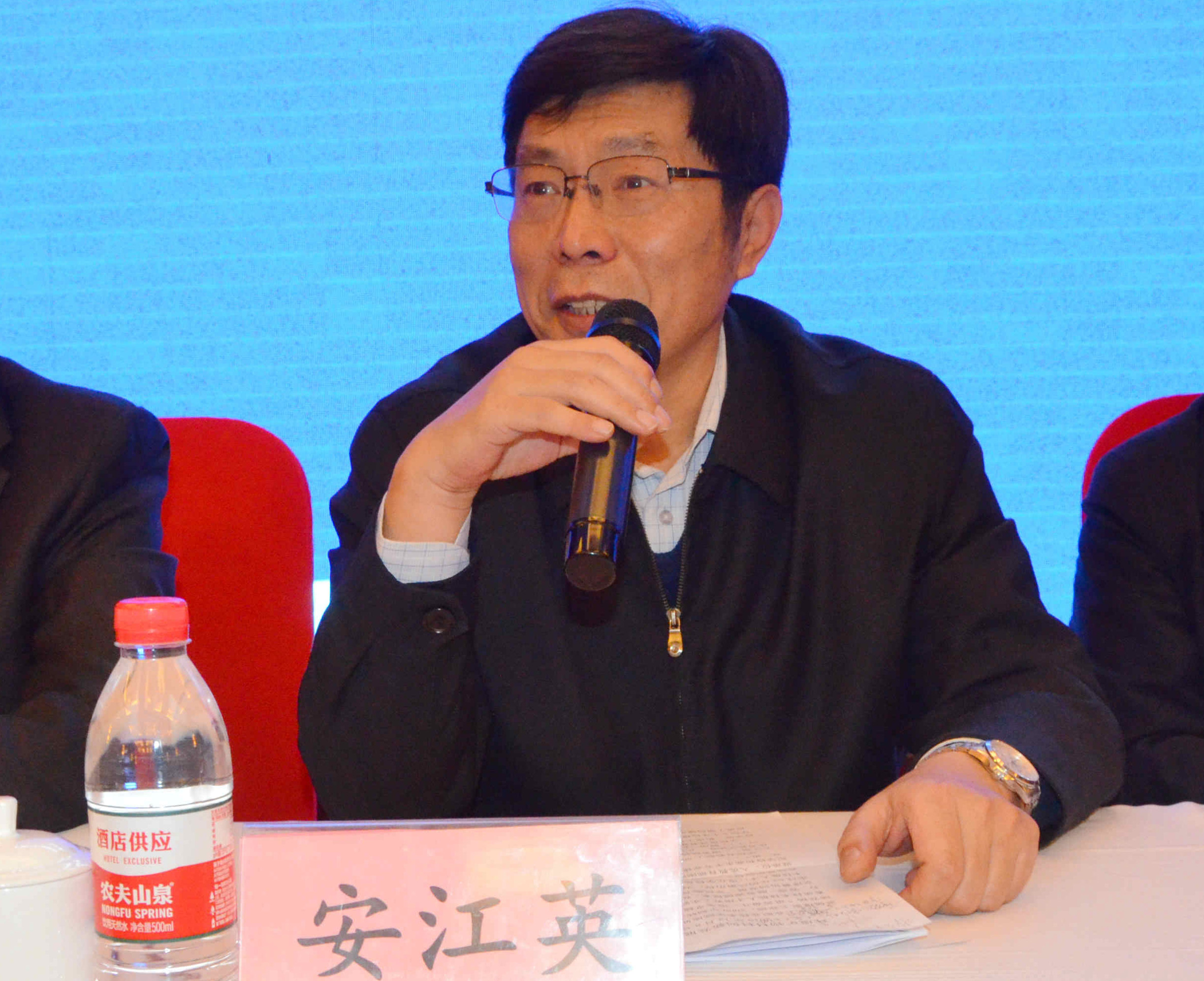 北京工業(yè)職業(yè)技術(shù)學(xué)院校長(cháng)安江英講話(huà)