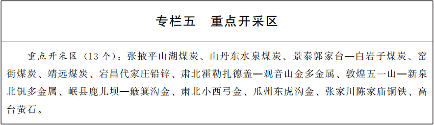 甘肅印發十四五礦產資源規劃，鼓勵非金屬礦規?；?、集約化開發 　　